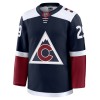 Colorado Avalanche Trikot Fanatics Premium Nathan MacKinnon 2024-25 Navy Ausweich - Herren